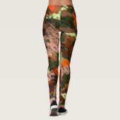 Orange Camouflage Hunter Leggings (Rückseite)
