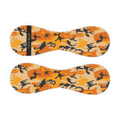 Orange Camouflage Ihr Name personalisieren Baseball (Paneele)