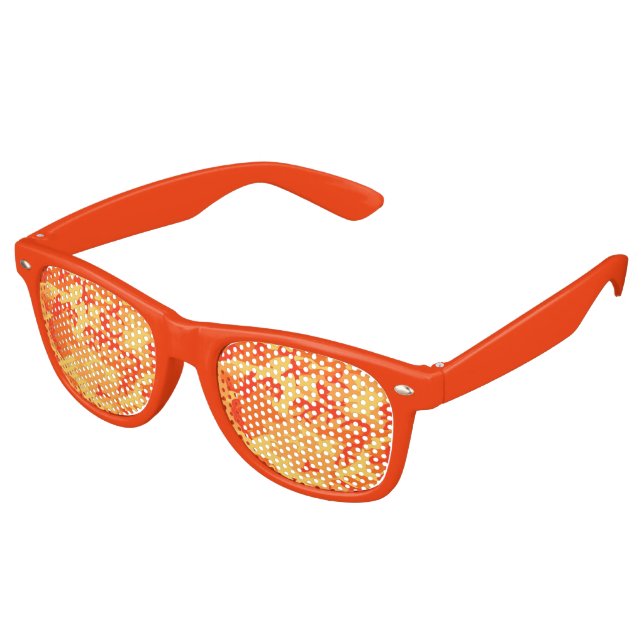 Orange Camouflage Lens Sonnenbrille/ Schatten Sonnenbrille (Schrägansicht)