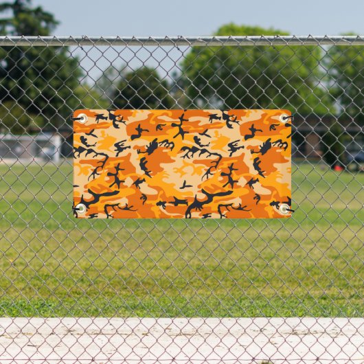 Orange Camouflage, Militär, Armee Banner (Insitu)