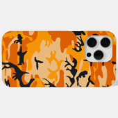 Orange Camouflage, Militär, Armee Case-Mate iPhone Hülle (Rückseite (Horizontal))