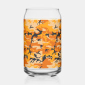 Orange Camouflage, Militär, Armee Dosenglas (Rechts)