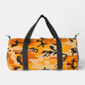 Orange Camouflage, Militär, Armee Duffle Bag (Vorderseite)