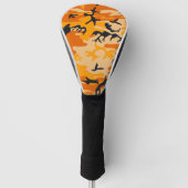 Orange Camouflage, Militär, Armee Golf Headcover (Vorderseite)