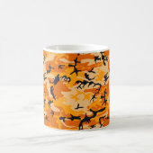 Orange Camouflage, Militär, Armee Kaffeetasse (Mittel)