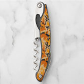 Orange Camouflage, Militär, Armee Kellnermesser (Vorderseite)