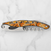 Orange Camouflage, Militär, Armee Kellnermesser (Vorderseite)
