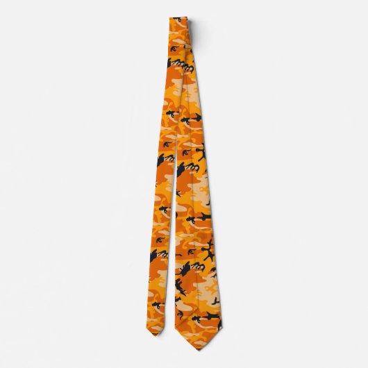 Orange Camouflage, Militär, Armee Krawatte (Rückseite)