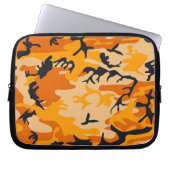 Orange Camouflage, Militär, Armee Laptopschutzhülle (Vorderseite)