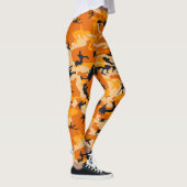 Orange Camouflage, Militär, Armee Leggings (Rechts)