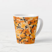 Orange Camouflage, Militär, Armee Milchtasse (Rechte Ecke)