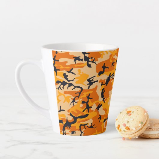 Orange Camouflage, Militär, Armee Milchtasse (Beispiel)