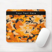 Orange Camouflage, Militär, Armee Mousepad (Mit Mouse)