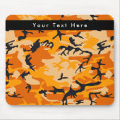 Orange Camouflage, Militär, Armee Mousepad (Vorne)