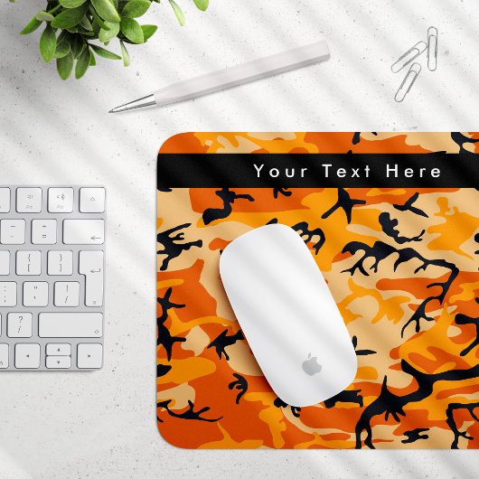 Orange Camouflage, Militär, Armee Mousepad