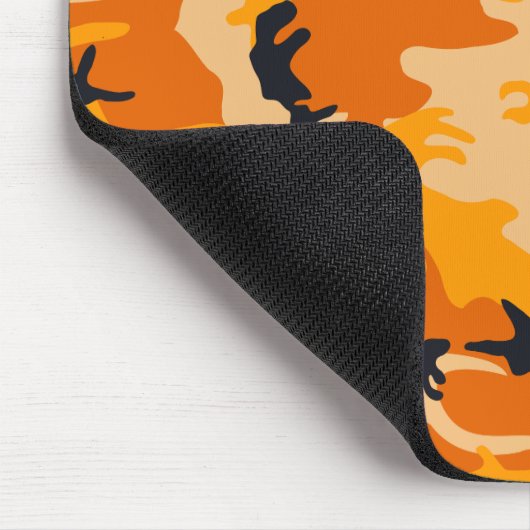 Orange Camouflage, Militär, Armee Mousepad (Ecke)