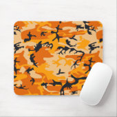 Orange Camouflage, Militär, Armee Mousepad (Mit Mouse)