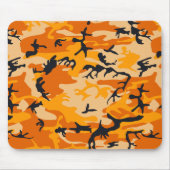 Orange Camouflage, Militär, Armee Mousepad (Vorne)