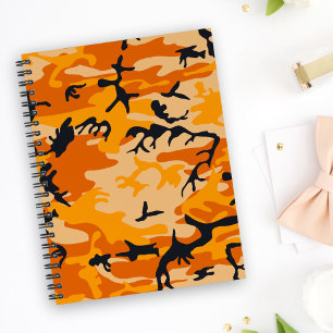 Orange Camouflage, Militär, Armee Notizblock