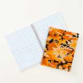 Orange Camouflage, Militär, Armee Notizblock (Innenseite)