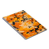 Orange Camouflage, Militär, Armee Notizblock (Rechte Seite)