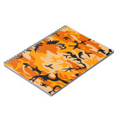Orange Camouflage, Militär, Armee Notizblock (Linke Seite)