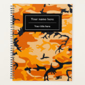 Orange Camouflage, Militär, Armee Planer (Vorderseite)