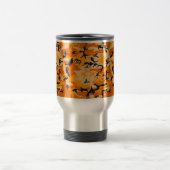 Orange Camouflage, Militär, Armee Reisebecher (Mittel)