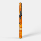 Orange Camouflage, Militär, Armee Samsung Galaxy Hülle (Rechte Seite)