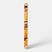 Orange Camouflage, Militär, Armee Samsung Galaxy Hülle (Linke Seite)