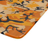 Orange Camouflage, Militär, Armee Schneidebrett (Ecke)