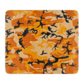 Orange Camouflage, Militär, Armee Schneidebrett (Vorderseite)