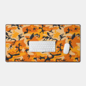 Orange Camouflage, Militär, Armee Schreibtischunterlage (Tastatur & Maus)