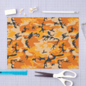 Orange Camouflage, Militär, Armee Seidenpapier (Handwerk)