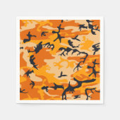 Orange Camouflage, Militär, Armee Serviette (Vorderseite)