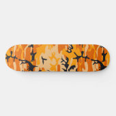 Orange Camouflage, Militär, Armee Skateboard (Horizontal)