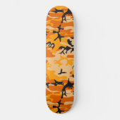 Orange Camouflage, Militär, Armee Skateboard (Vorderseite)