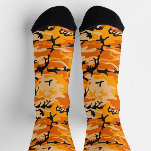 Orange Camouflage, Militär, Armee Socken (Oben)