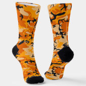 Orange Camouflage, Militär, Armee Socken (Gewinkelt)