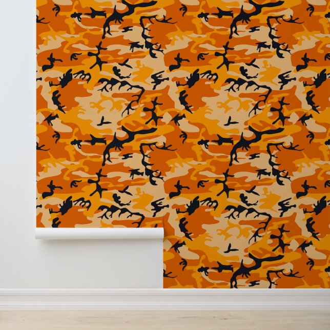 Orange Camouflage, Militär, Armee Tapete (Anwendung)