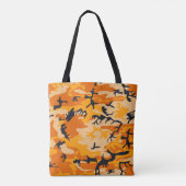 Orange Camouflage, Militär, Armee Tasche (Rückseite)