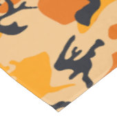 Orange Camouflage, Militär, Armee Tischdecke (Schrägansicht)