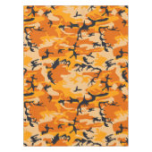 Orange Camouflage, Militär, Armee Tischdecke (Vorderseite)