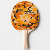 Orange Camouflage, Militär, Armee Tischtennis Schläger (Vorderseite)
