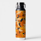 Orange Camouflage, Militär, Armee Trinkflasche (Vorne)