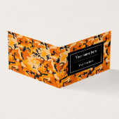 Orange Camouflage, Militär, Armee Visitenkarten (Vorderseite)