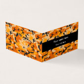 Orange Camouflage, Militär, Armee Visitenkarten (Vorderseite)