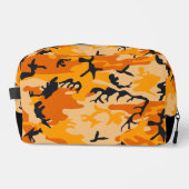 Orange Camouflage, Militär, Armee Waschbeutel (Vorderseite)