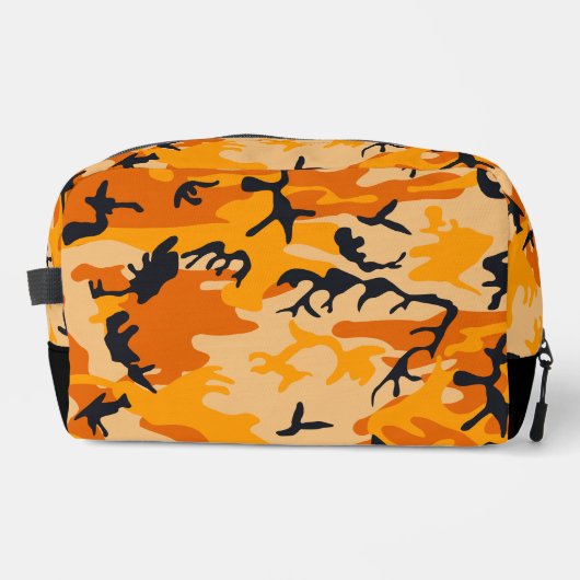 Orange Camouflage, Militär, Armee Waschbeutel (Vorderseite)