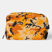 Orange Camouflage, Militär, Armee Waschbeutel (Rückseite)